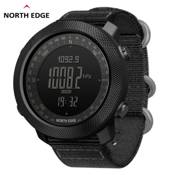 NORTH EDGE Men's sport Digital watch Hours Running Swimming Military Army watches Altimeter Barometer Compass waterproof