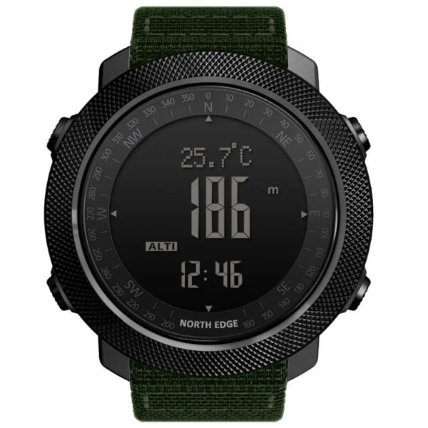 NORTH EDGE Men's sport Digital watch Hours Running Swimming Military Army watches Altimeter Barometer Compass waterproof