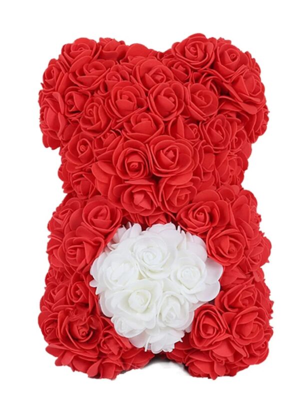 Girlfriend Birthday Gifts Women Rose Teddy Bear Artificial Flower Anniversary Valentines Day Birthday Gift Mothers Day M